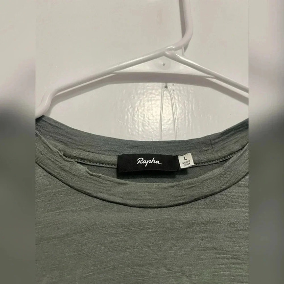 Rapha grey merino wool classic T Size L - Picture 2 of 3